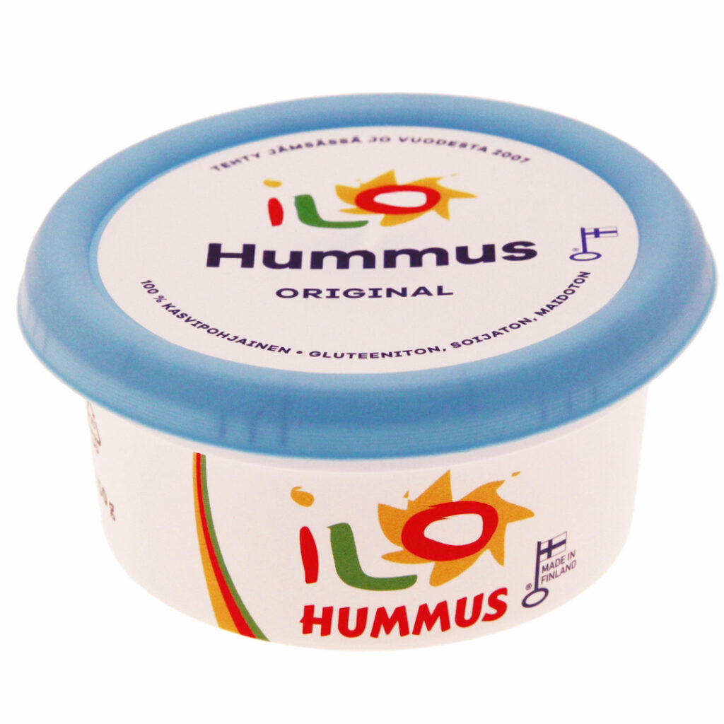 ilo hummus original pakkauksessa